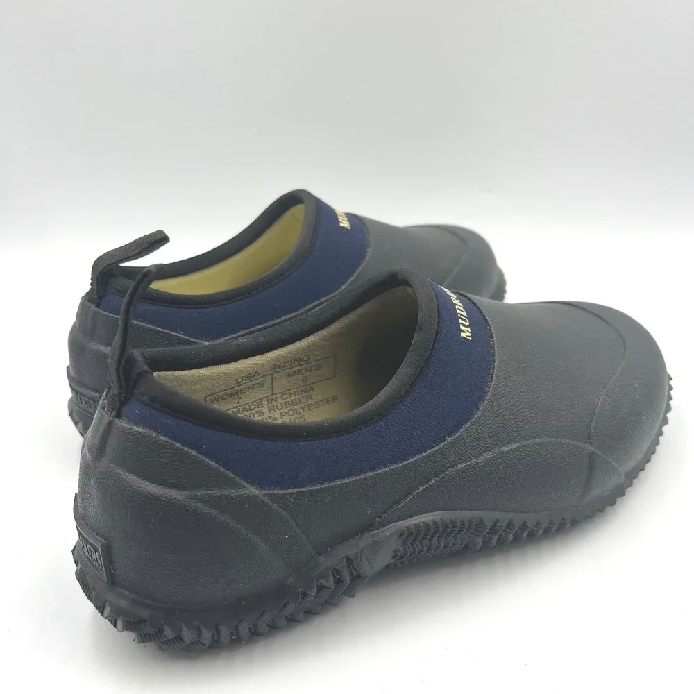 Mudpuppy Muckers Waterproof Garden Shoes Women's 7 Men's 6 Black New w/o/ Tags